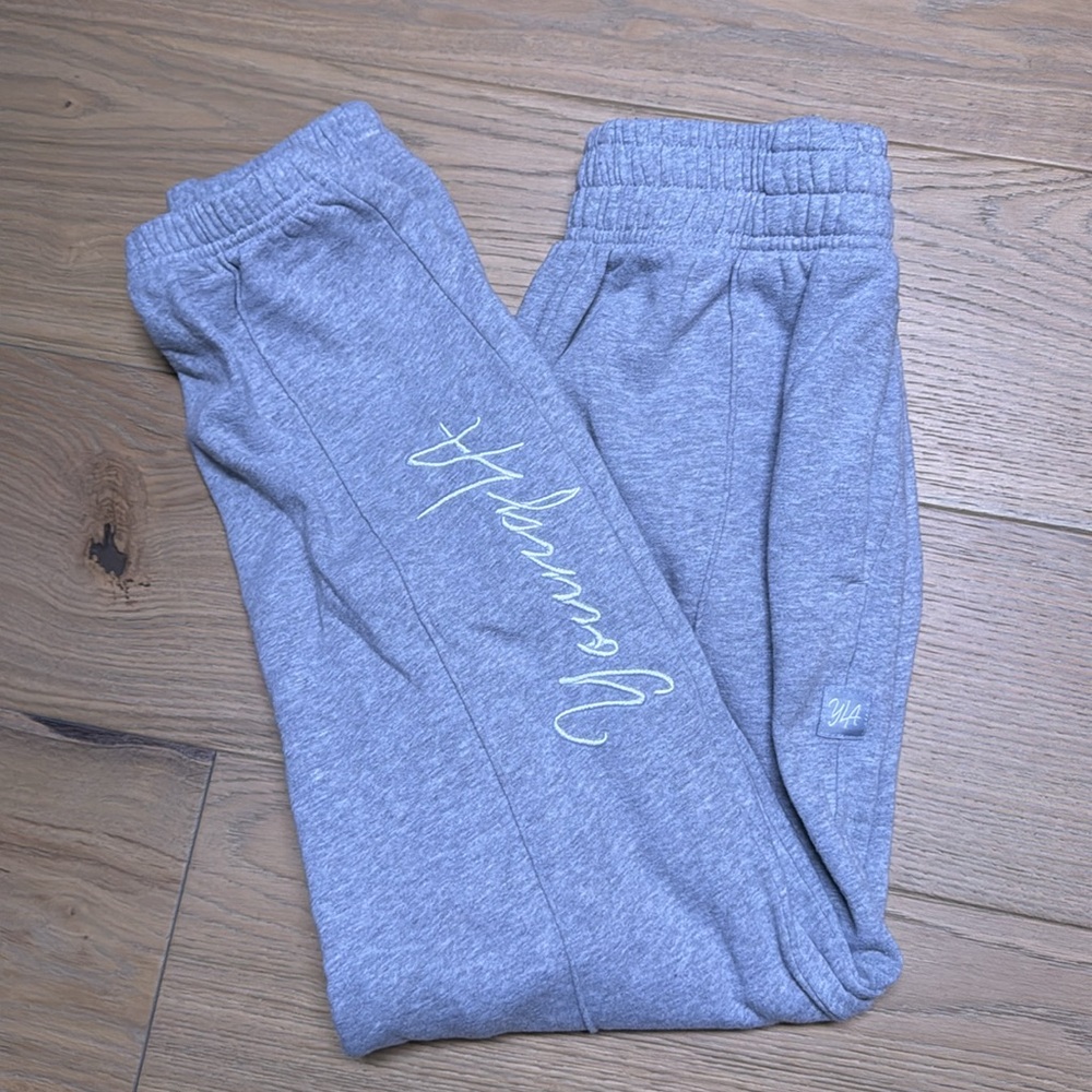 YLA for her joggers